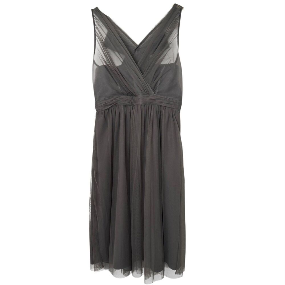 Anthropologie BHLDN Hitherto Tansy‎ Dress Size 6 Bow Formal Short Tulle Party